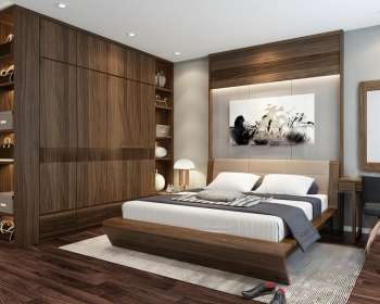 Thiết kế phòng ngủ dành cho vợ chồng với diện tích 20m2